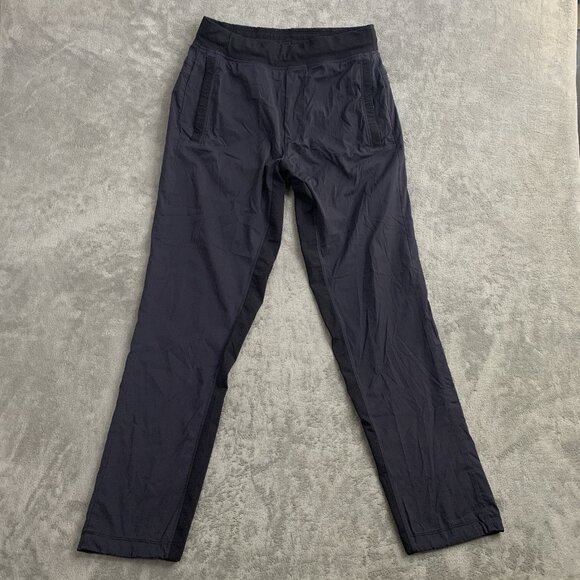 Lululemon Great Wall Pants Mens Medium Gray Stretch Drawstring Athletic Workout - Picture 1 of 11